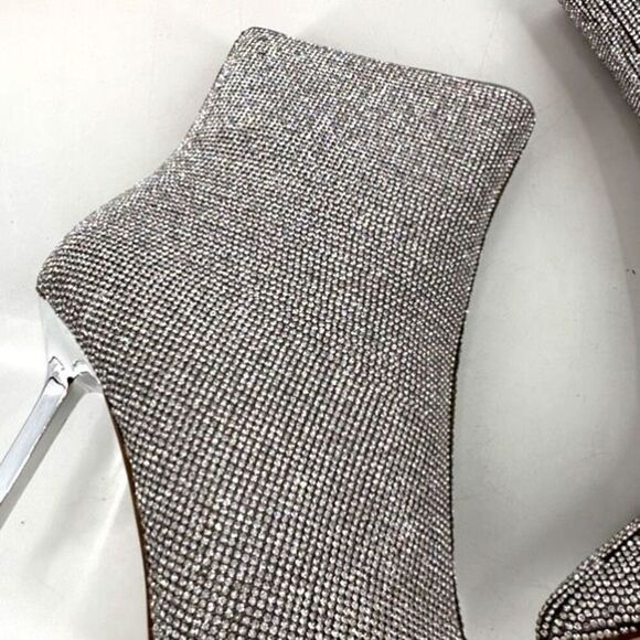 NIB Steve Madden Elysia Rhinestone Pointed toe Boot Bootie Size 9.5 Glitter Glam - Picture 10 of 16